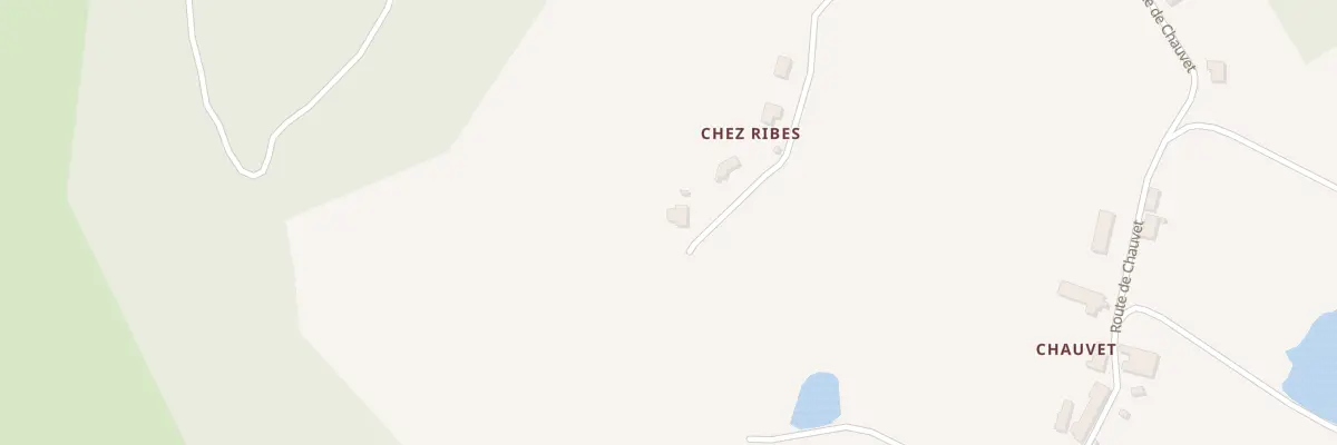 Plan du 5133 Chez Ribes à Monestier-Merlines