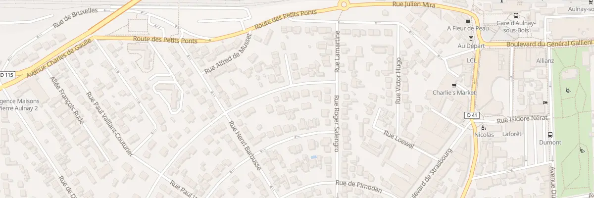 Plan du 7 Av Mal de Lattre de Tassigny à Aulnay-sous-Bois