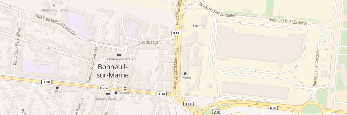 Plan du 16 Rue de l’Eglise à Bonneuil-sur-Marne