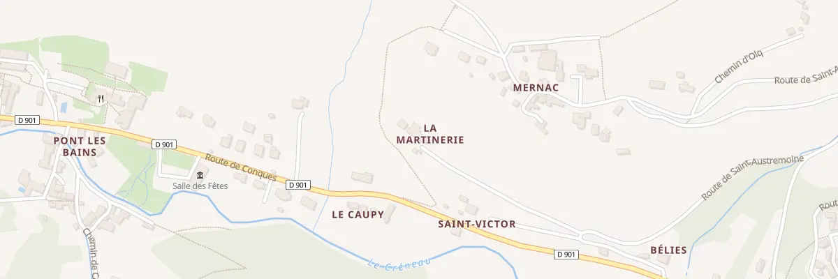 Plan du 5365A La Martinerie à Salles-la-Source