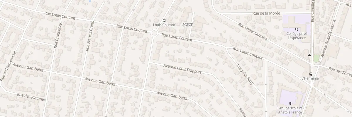 Plan du 46 Av Louis Frappart à Aulnay-sous-Bois
