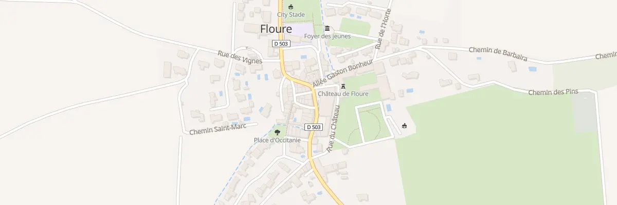 Plan du 2 Gr Grand’Rue à Floure