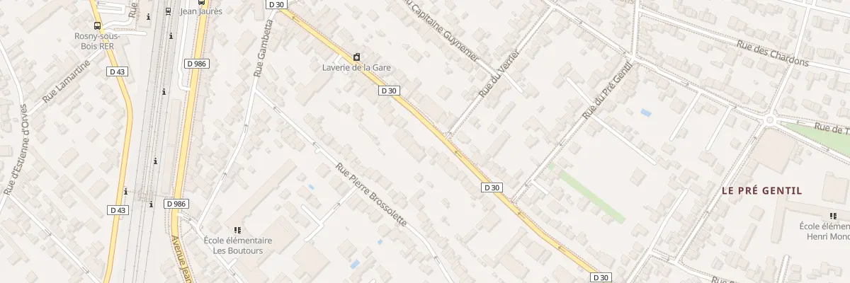 Plan du 66 Rue du Gen Leclerc à Rosny-sous-Bois
