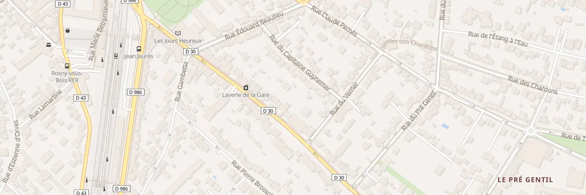 Plan du 39B Rue du Gen Leclerc à Rosny-sous-Bois