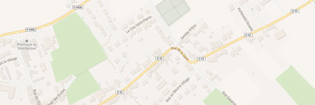 Plan du 21 Rue de la Gare à Steenbecque