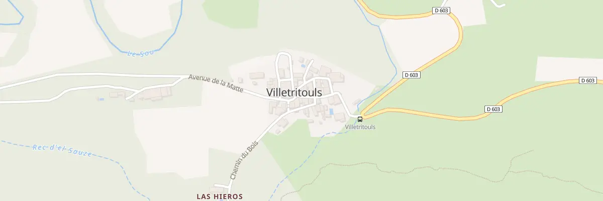 Plan du 5000 Rue du Porche à Villetritouls