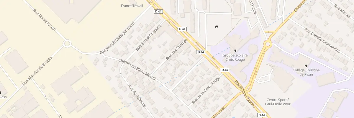 Plan du 7 Rue des Champs à Aulnay-sous-Bois