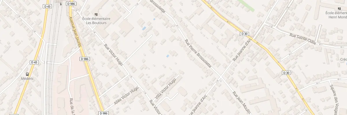 Plan du 60T Rue Pierre Brossolette à Rosny-sous-Bois
