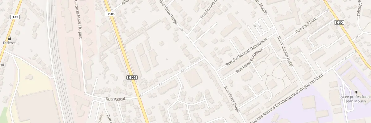 Plan du 102 Rue Victor Hugo à Rosny-sous-Bois