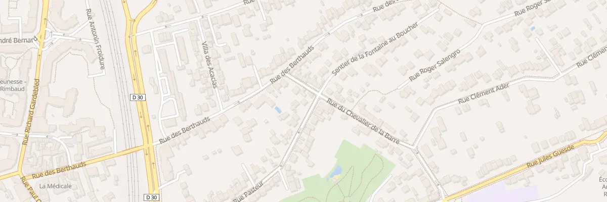 Plan du 61T Rue Pasteur à Rosny-sous-Bois
