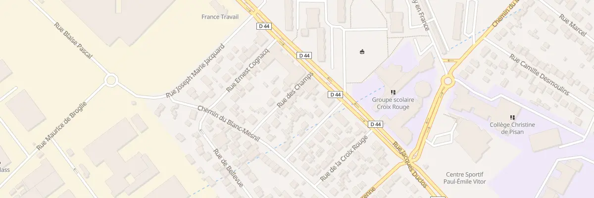 Plan du 5 Rue des Champs à Aulnay-sous-Bois