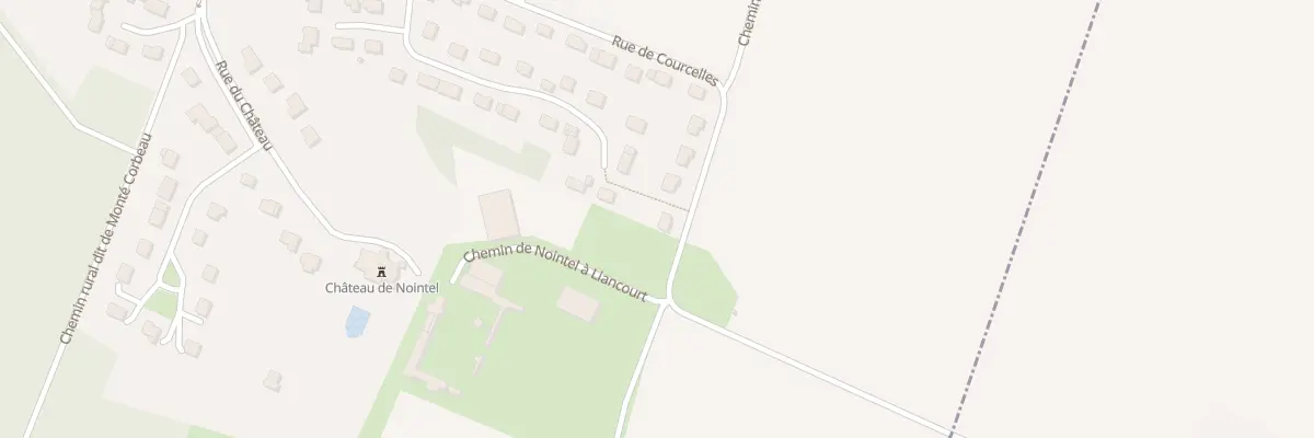 Plan du 40 Rue de Courcelles à Nointel