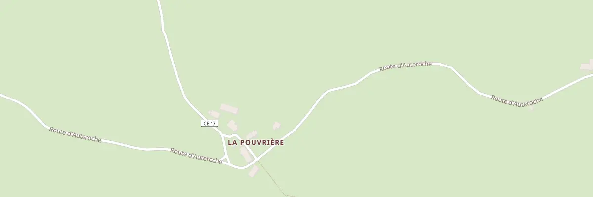 Plan du 5254 La Pouvriere au Monteil