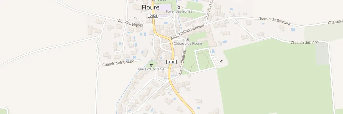 Plan du 8 Rue de la Quinte à Floure
