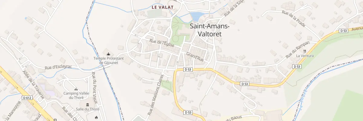 Plan du 3 Av du Château à Saint-Amans-Valtoret
