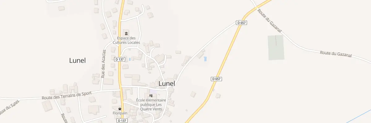 Plan du 5125 Lunel à Saint-Félix-de-Lunel