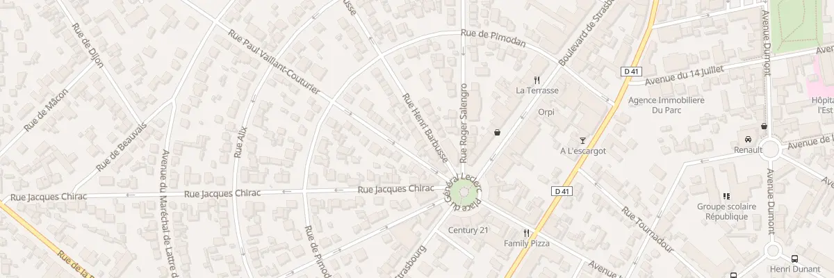 Plan du 7 Rue Henri Barbusse à Aulnay-sous-Bois
