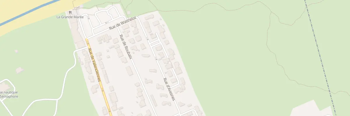 Plan du 4 Rue des Silènes à Zuydcoote
