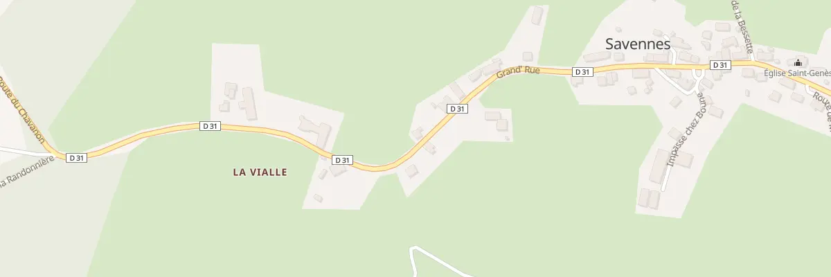 Plan du 5143 La Vialle à Savennes