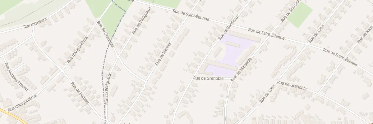 Plan du 38 Rue de Bordeaux à Marles-les-Mines
