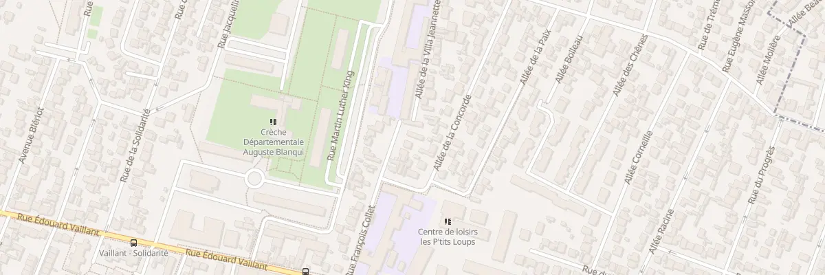 Plan du 14 Rue François Collet à Bondy