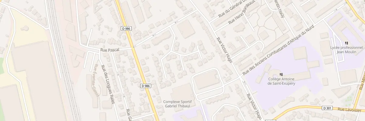 Plan du 8 Rue Edmond Michelet à Rosny-sous-Bois