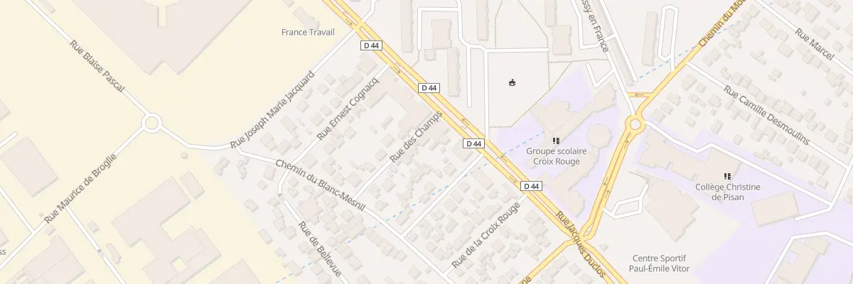 Plan du 3 Rue des Champs à Aulnay-sous-Bois