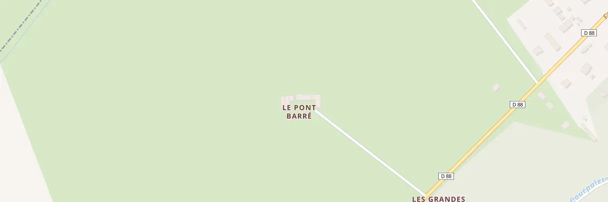 Plan du 5934 Le Pont Barre à Lorris