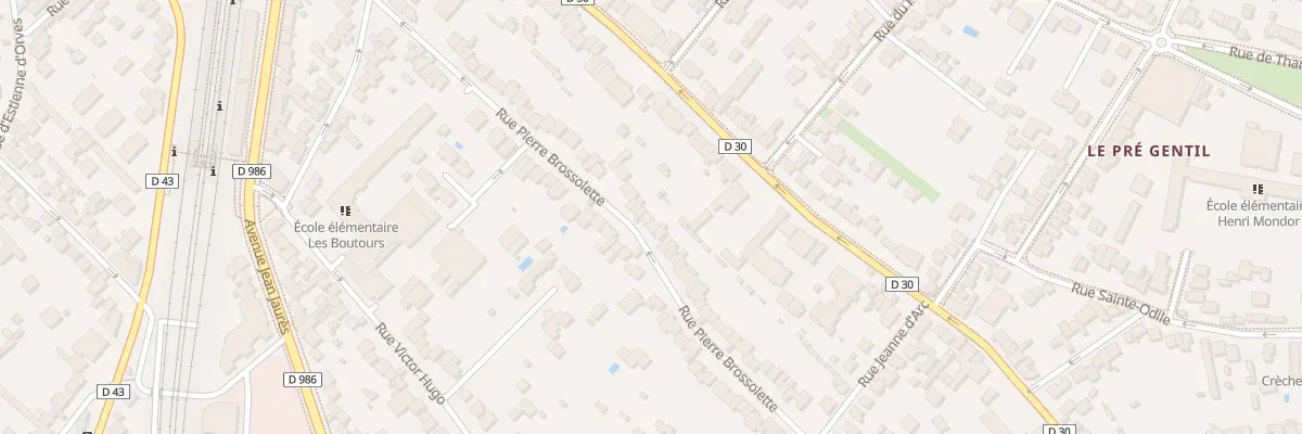 Plan du 43B Rue Pierre Brossolette à Rosny-sous-Bois