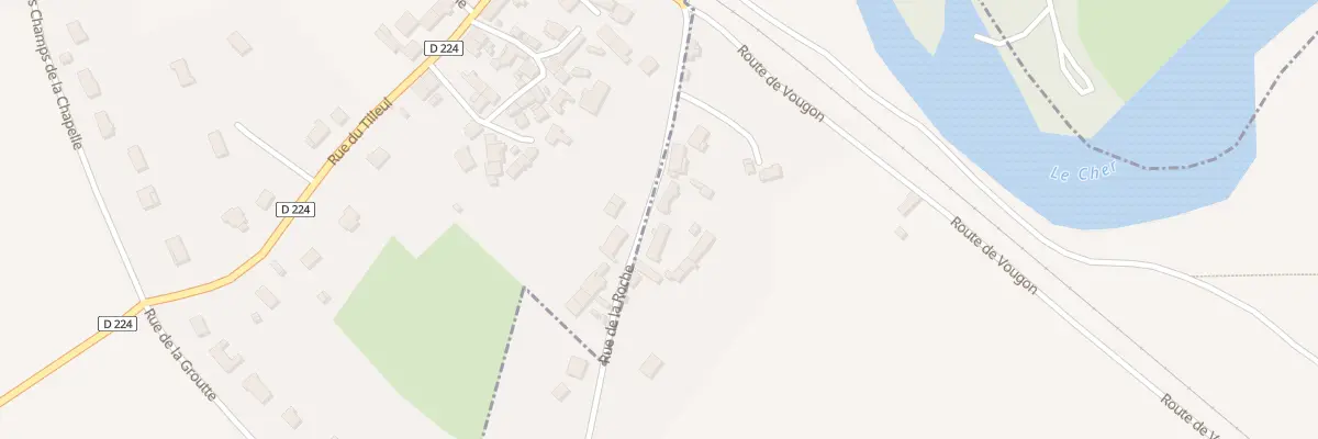 Plan du 14 Rte de la Roche à Saint-Georges-de-Poisieux
