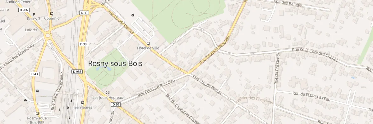 Plan du 49 Rue Claude Pernes à Rosny-sous-Bois