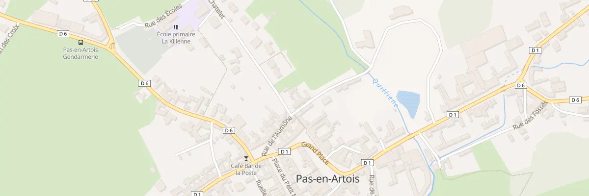 Plan du 11 Rue de l’Aumône à Pas-en-Artois