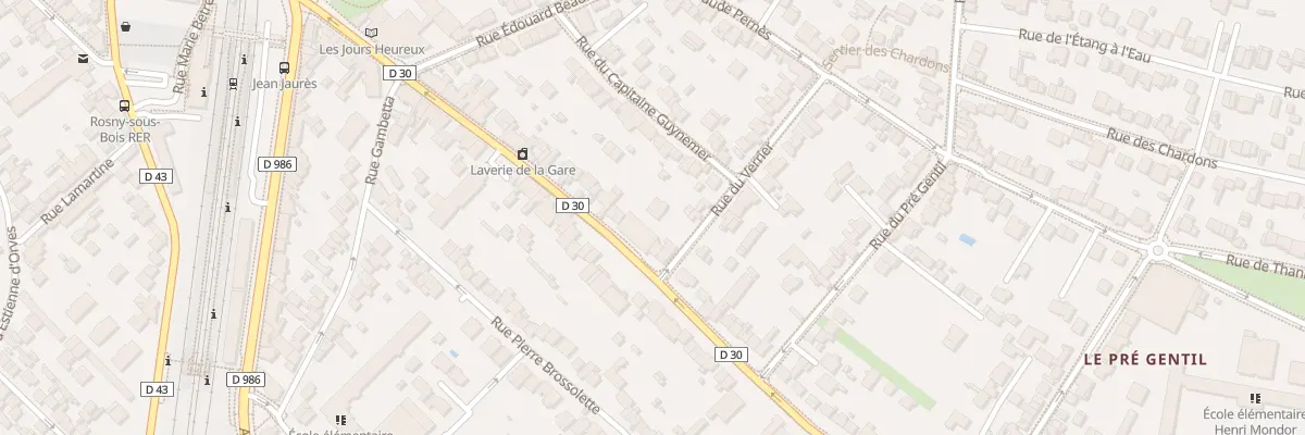 Plan du 45 Rue du Gen Leclerc à Rosny-sous-Bois