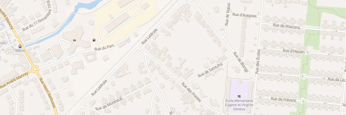 Plan du 17 Rue des Presles à Calonne-Ricouart