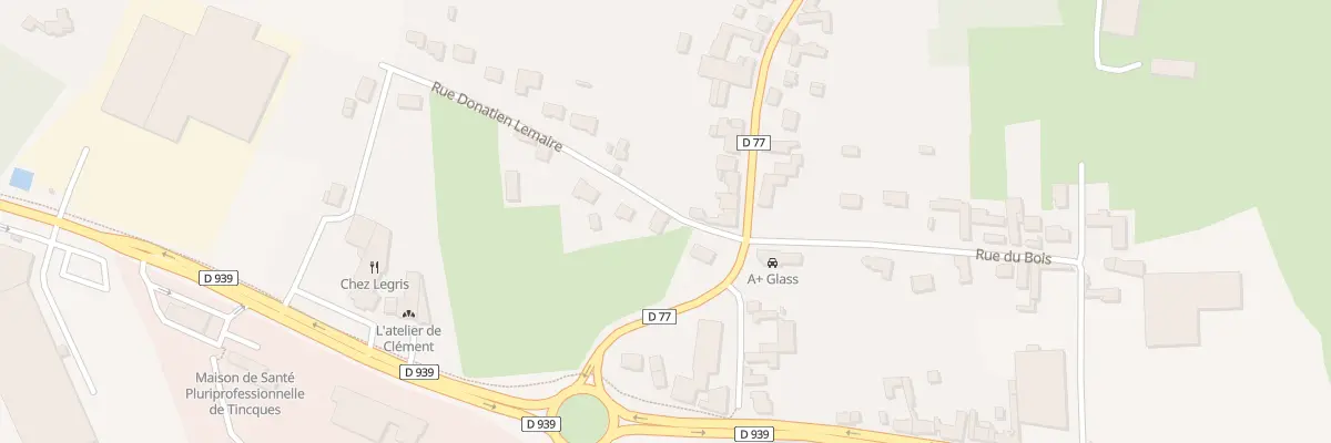 Plan du 1 Rue Donatien Lemaire à Tincques