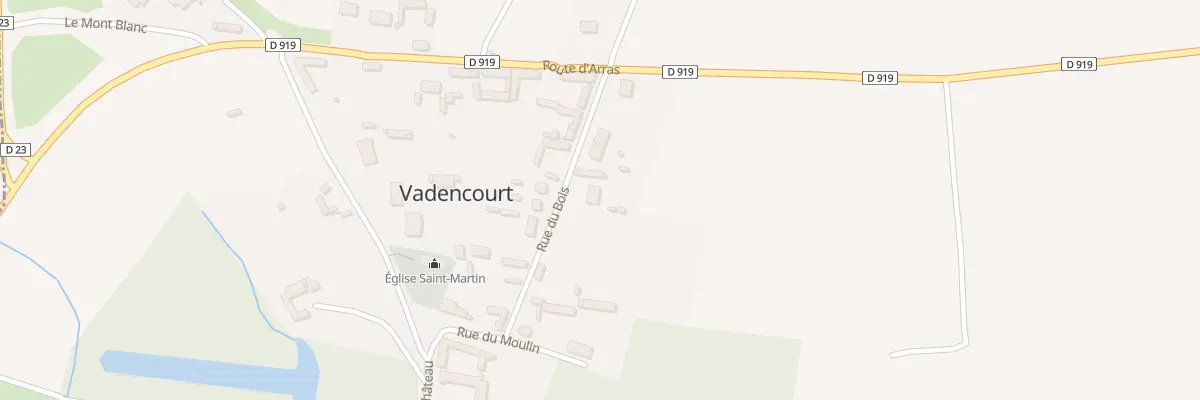 Plan du 5037 Rue du Bois à Vadencourt