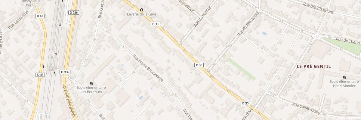 Plan du 72 Rue du Gen Leclerc à Rosny-sous-Bois