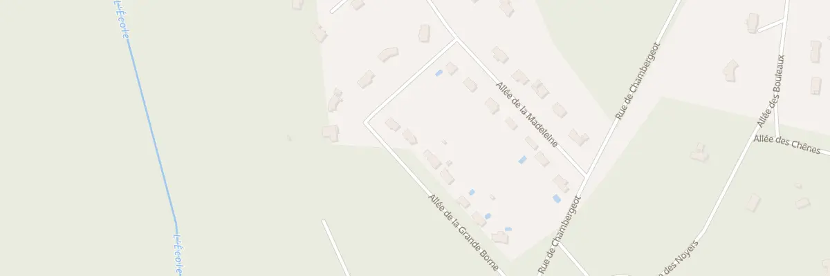 Plan du 6 All de la Grande Borne à Noisy-sur-École