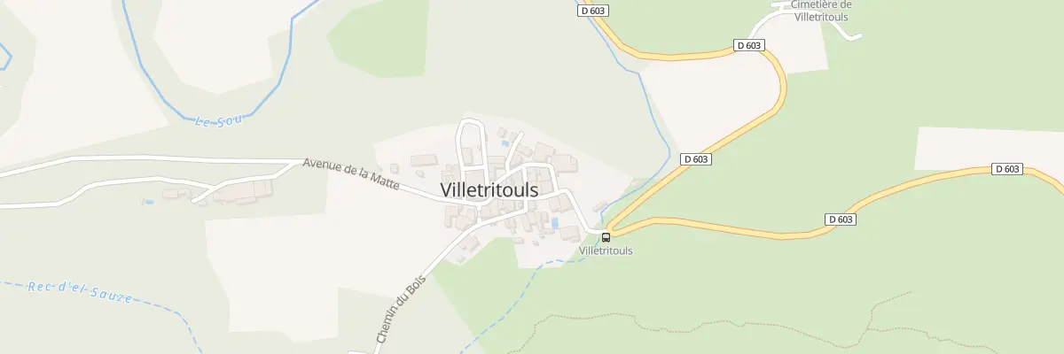 Plan du 13 Le Village à Villetritouls