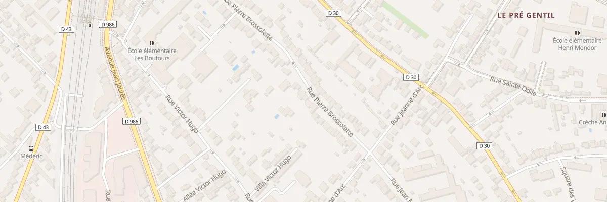 Plan du 60B Rue Pierre Brossolette à Rosny-sous-Bois