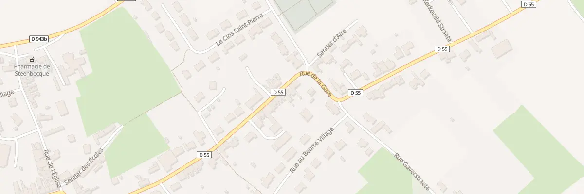 Plan du 60 Rue de la Gare à Steenbecque