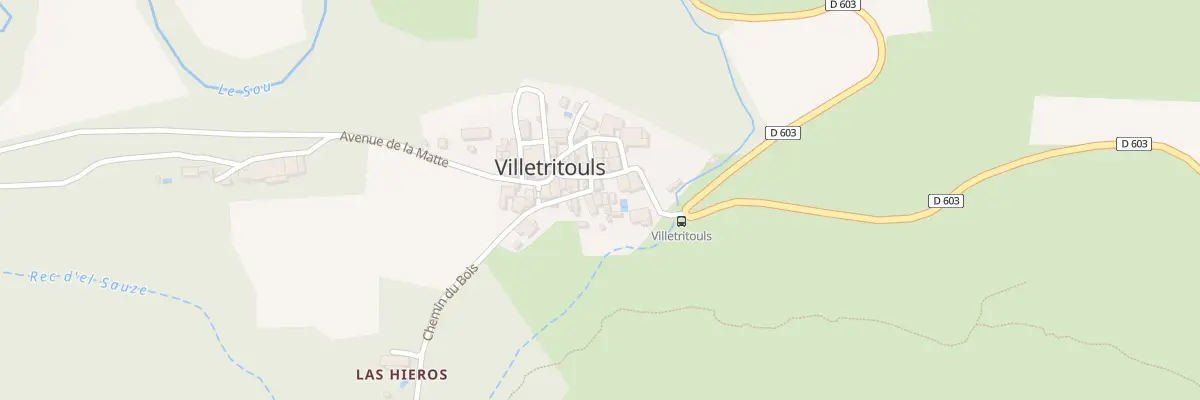 Plan du 5016 Le Village à Villetritouls