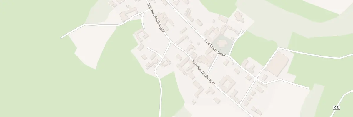 Plan du 5543 Rue des Allobroges à Magnicourt-en-Comte