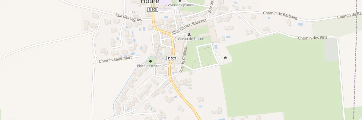 Plan du 34 Le Village à Floure
