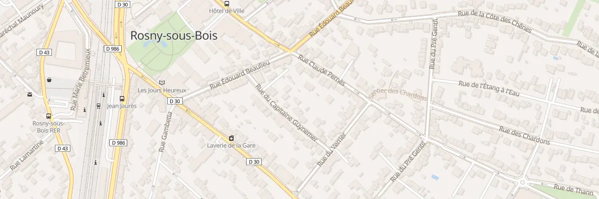 Plan du 9B Rue Guynemer à Rosny-sous-Bois