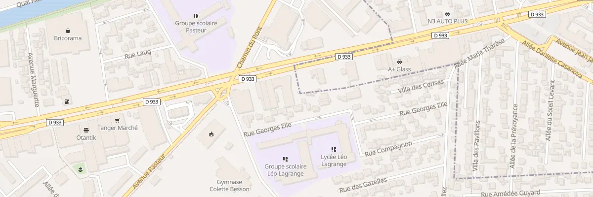 Plan du 204 Av Galliéni à Bondy