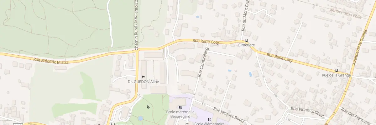 Plan du 20 Rue René Coty à Yerres