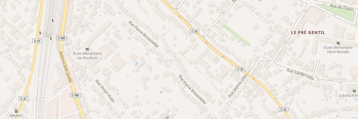 Plan du 51 Rue Pierre Brossolette à Rosny-sous-Bois