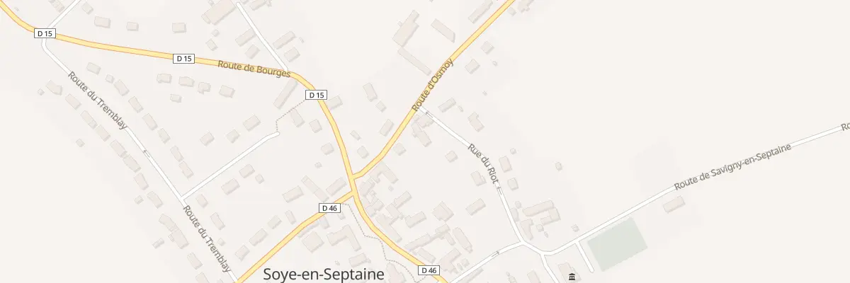 Plan du 2 Rue du Riot à Soye-en-Septaine