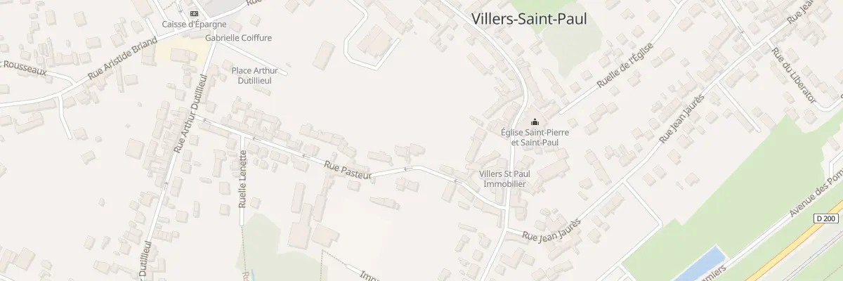 Plan du 6 Rue Pasteur à Villers-Saint-Paul